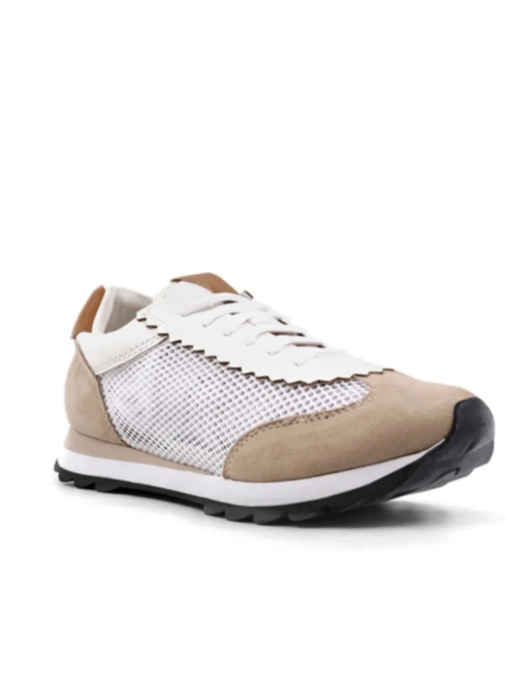 Shu Shop Mesh Low Too Athletic Sneaker Neutral Sz 7 EUC